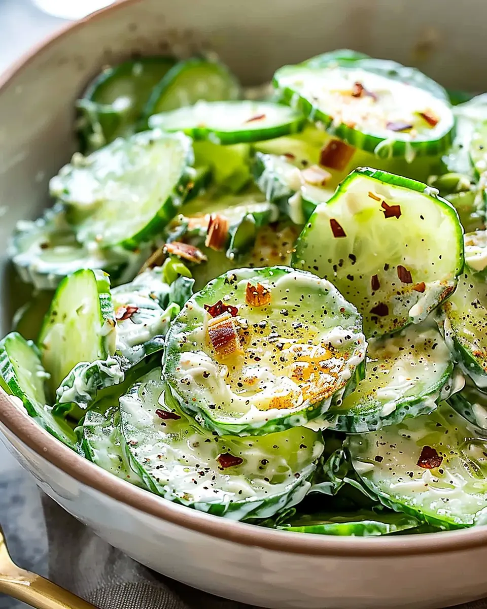 Cucumber Caesar Salad with Turkey Bacon: A Fresh Twist on Tradition