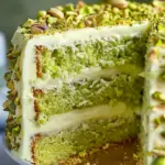 Pistachio Mascarpone Layer Cake