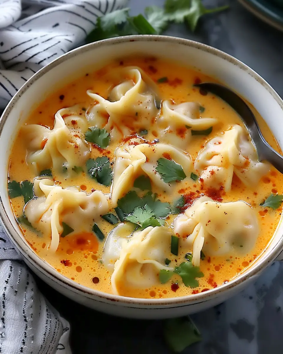 Easy Thai Coconut Curry Dumpling Soup: A Cozy Comfort Meal