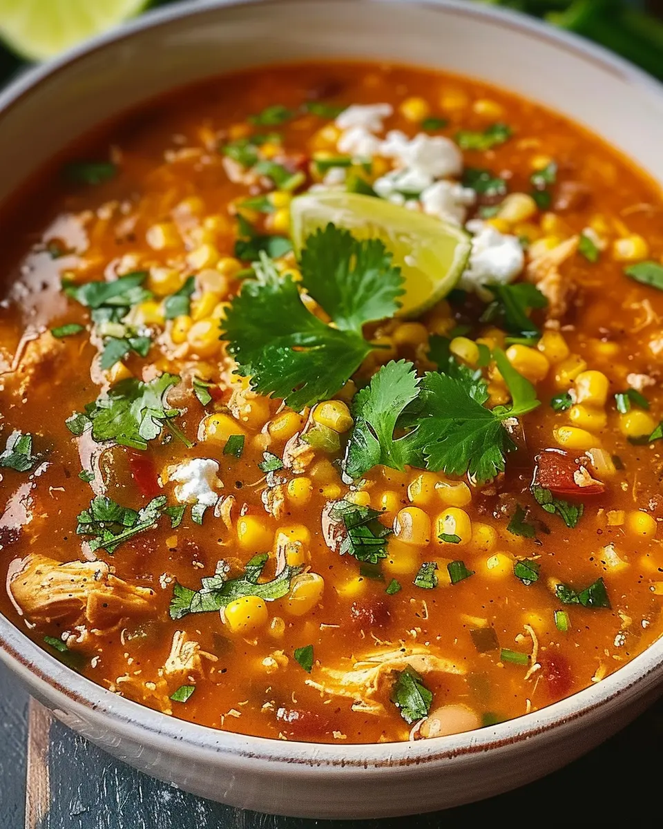 Street Corn Chicken Chili Recipe: A Flavorful Twist with Turkey Bacon
