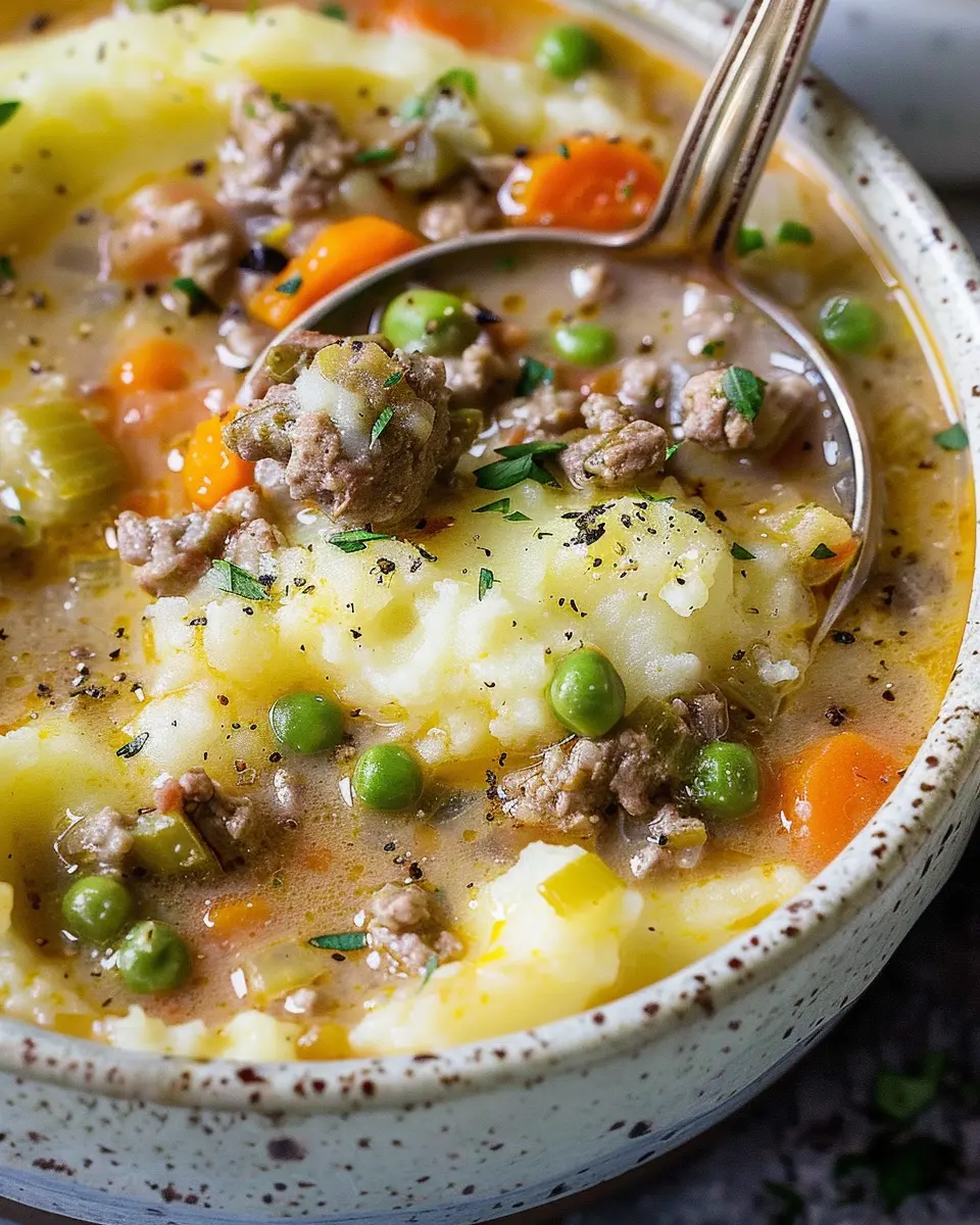 Protein Packed Shepherd’s Pie Soup: A Cozy, Guilt-Free Delight
