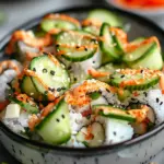 California Roll Cucumber Salad