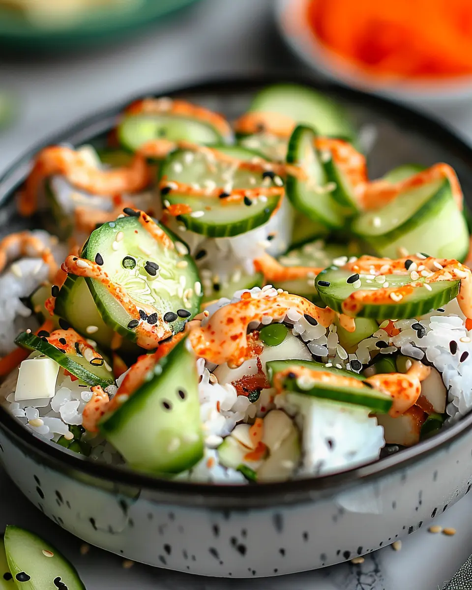 California Roll Cucumber Salad: A Fresh, Easy Twist on Sushi