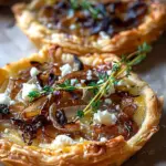 Caramelized Onion and Goat Cheese Tarts