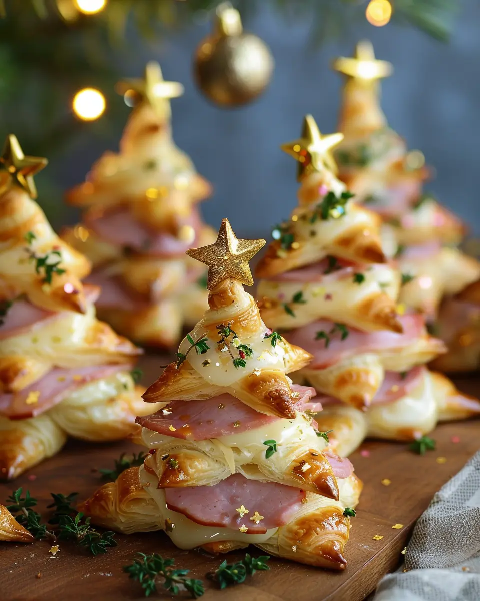 Ham cheese puff pastry Christmas trees: Easy festive treats everyone loves