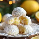 Lemon Cream Snowball Cookies