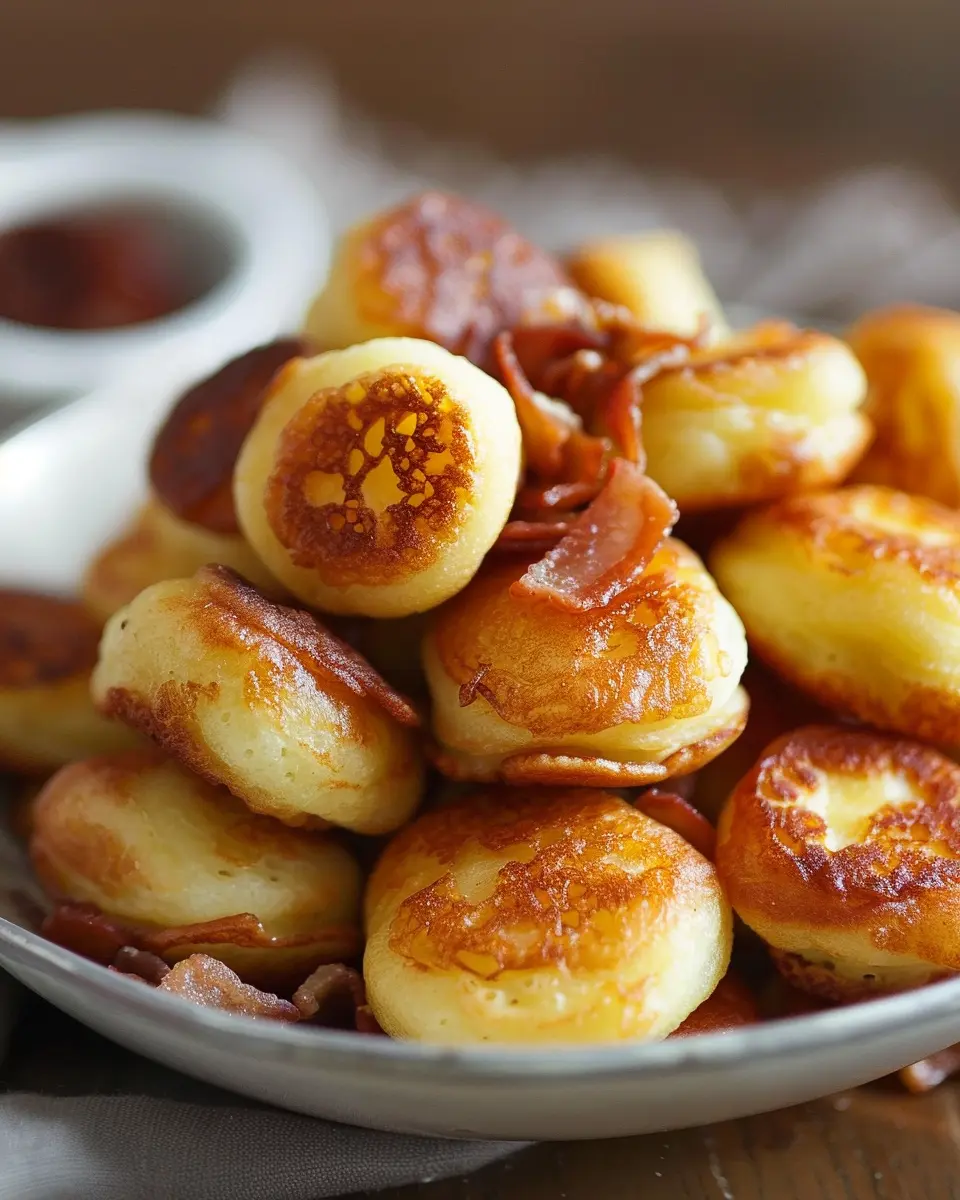 Breakfast Pancake Poppers: Easy and Irresistible Turkey Bacon Treats