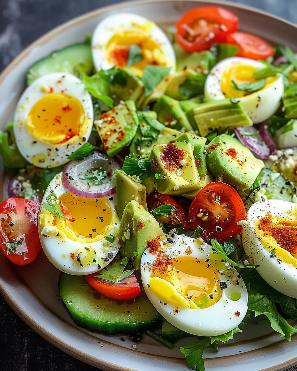 Workout Egg Avocado Salad: Easy, Protein-Packed Energy Boost