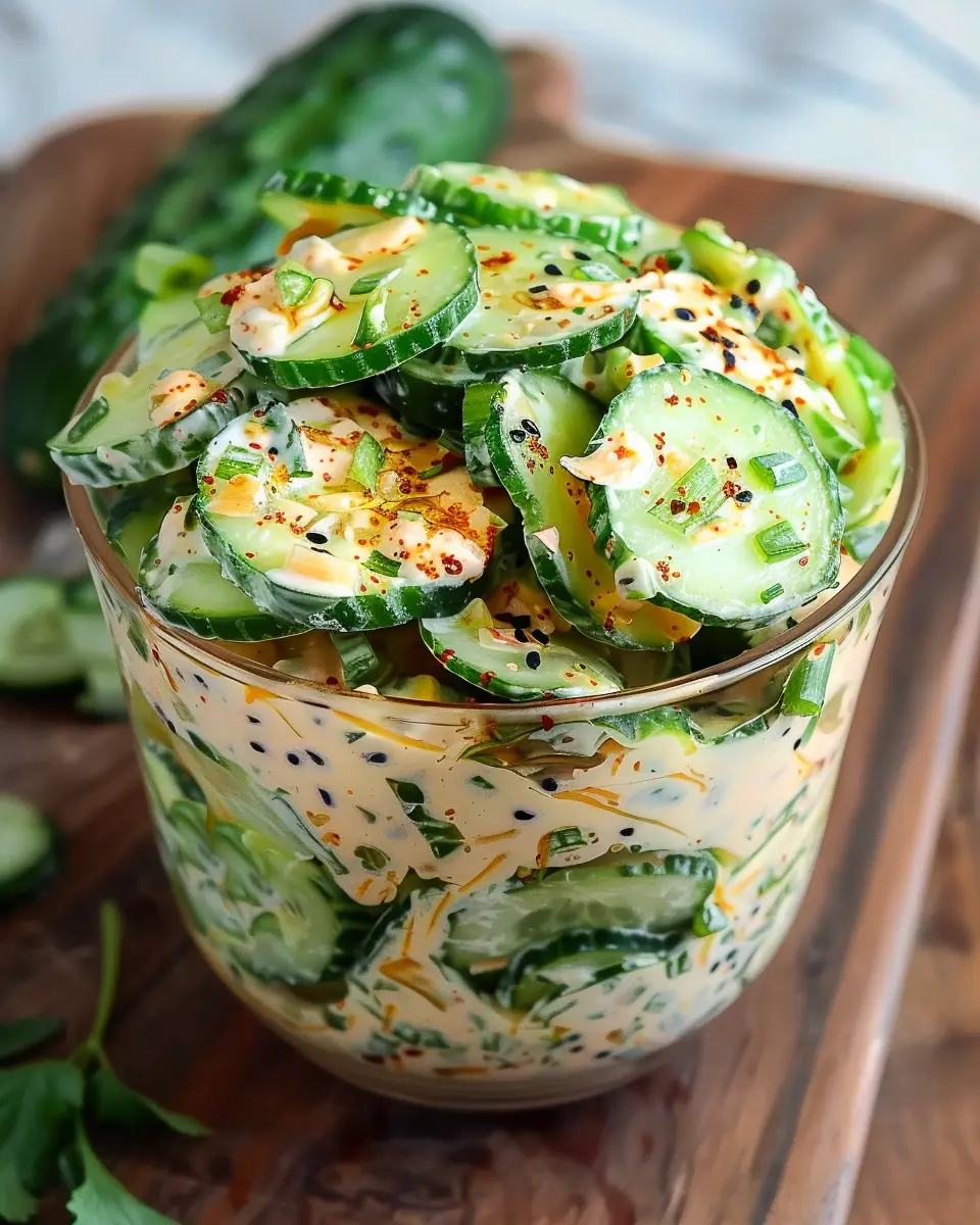 Creamy Asian Cucumber Salad Bowl Recipe: Refreshingly Easy Delight