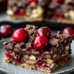 Chocolate Covered Cherry Magic Bars