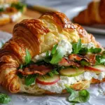 Apple & Goat Cheese Croissant Sandwich