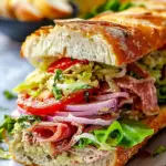 Italian Grinder Salad Sandwich