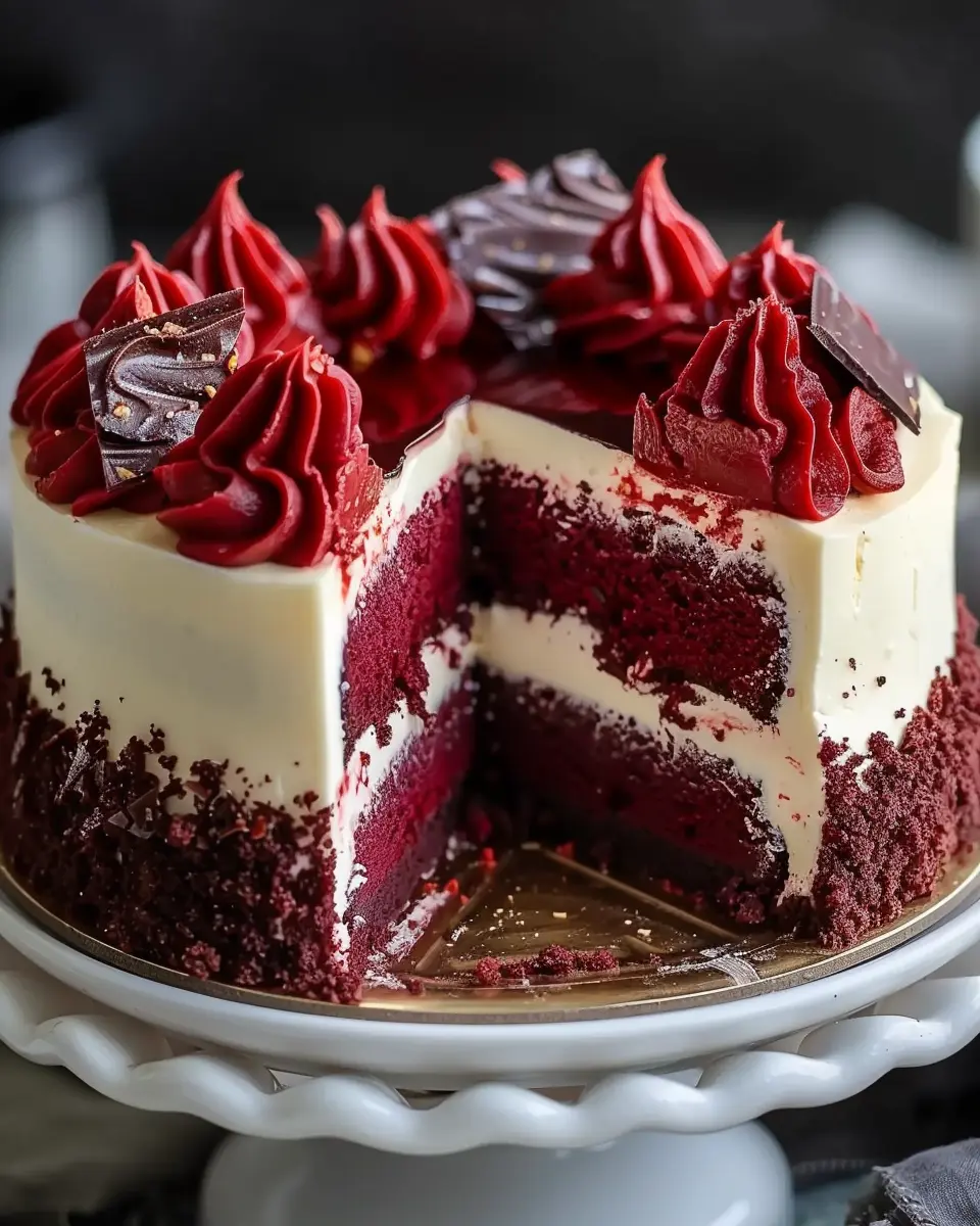 Red Velvet Cheesecake Layer Cake Recipe: An Indulgent Sweet Delight
