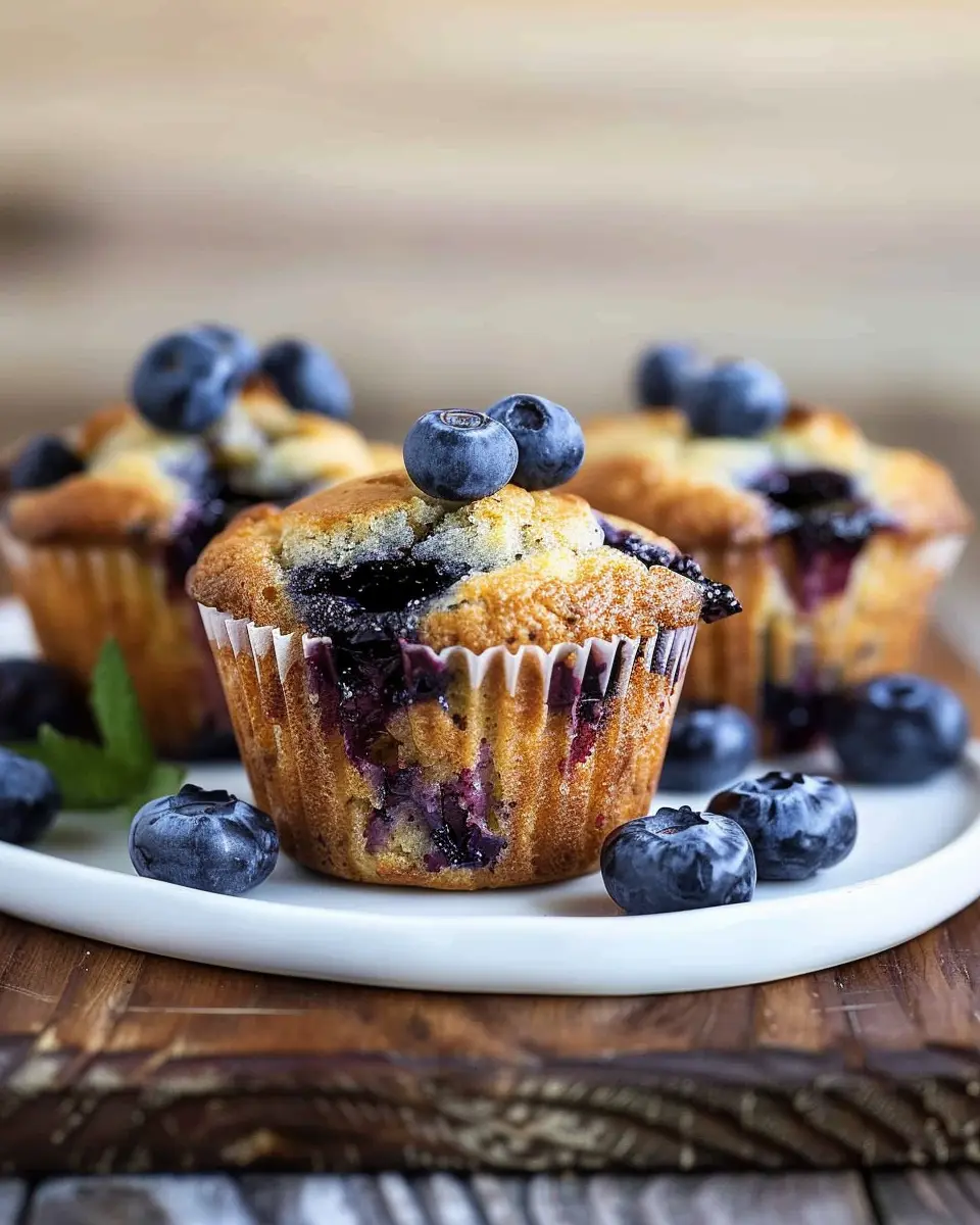 Anti-Inflammatory Breakfast Blueberry Muffins for a Healthier Start