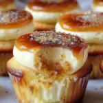 Creme Brulee Cheesecake Cupcakes