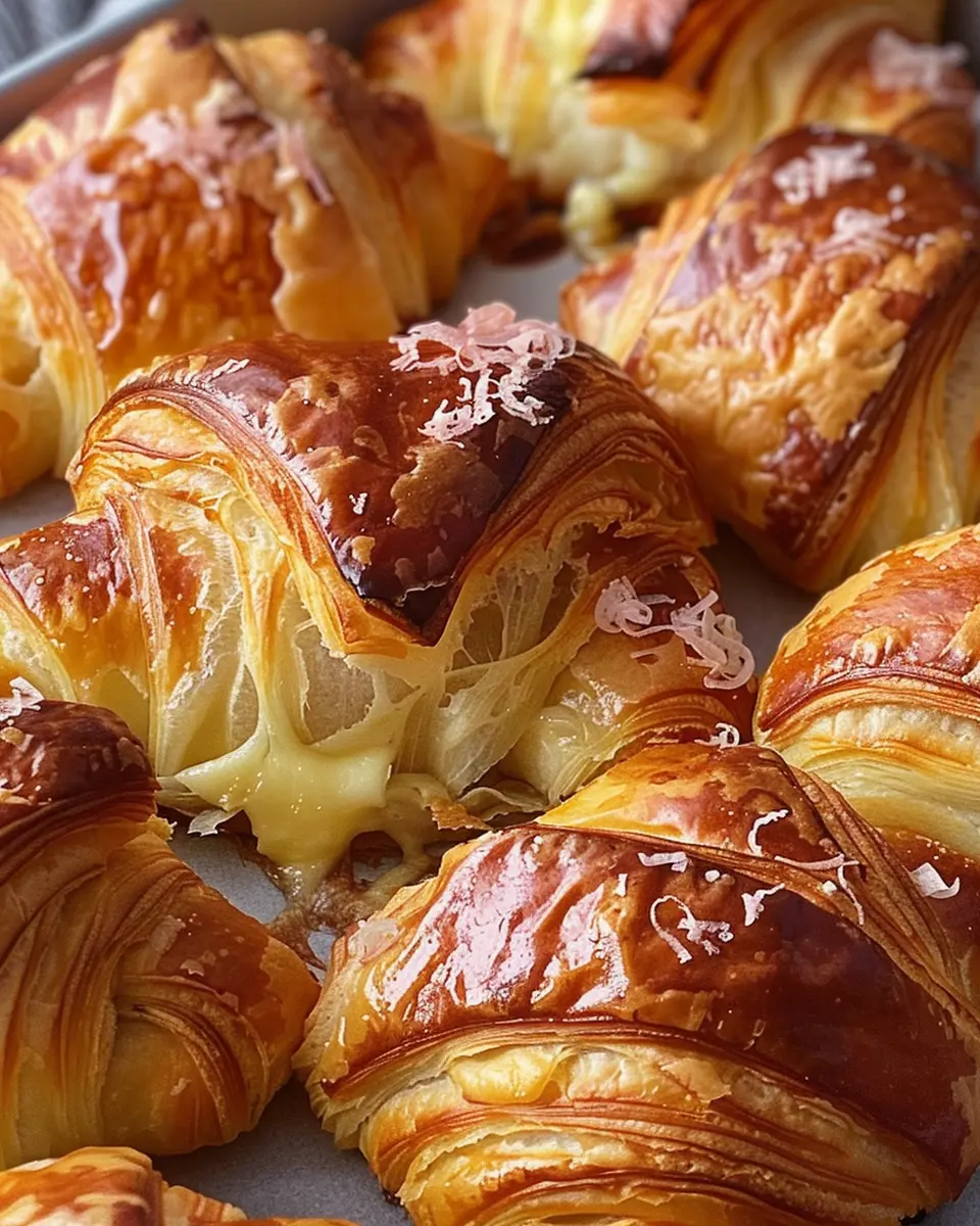 Croissant Bake: Indulgent Comfort Food with Turkey Bacon and Chicken Ham
