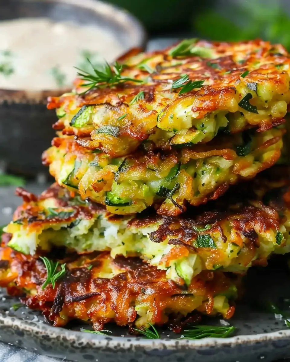 Crispy and Easy Zucchini Fritters Recipe for Delicious Snack Time