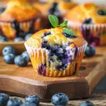 Cottage Cheese Blueberry Muffins