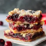 Easy Cherry Bars-Sweet Fruity Dessert Recipe