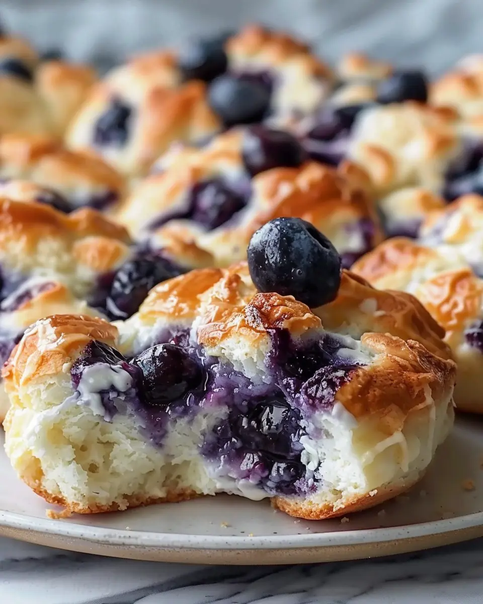 Cottage Cheese Blueberry Cloud Bread: Easy, Fluffy & Delicious