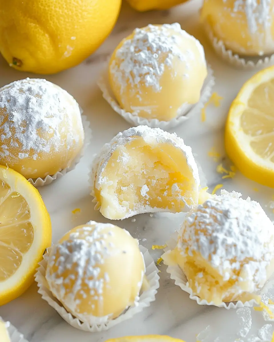 Lemon Truffles: Indulgent Treats for Your Sweet Tooth